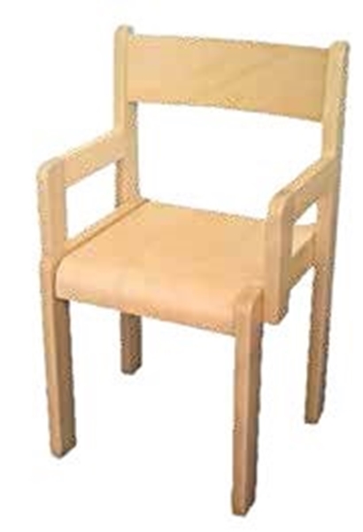 Image sur Chaisse avec accoudoirs H assise 30 cm